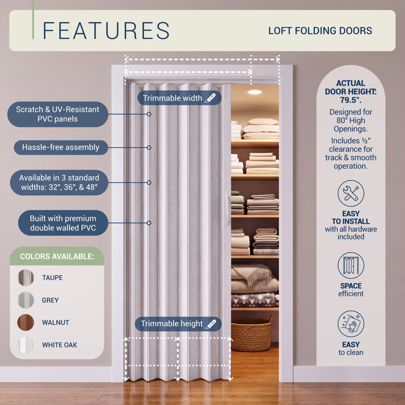 Techni Home Loft Series Premium Double Walled Foldable Accordion